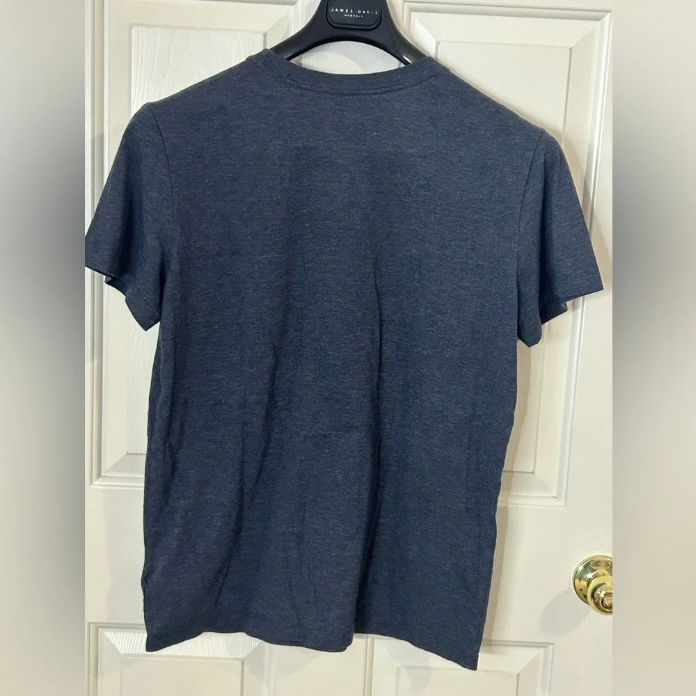 The North Face T-Shirt Men’s Large Half Dome Logo Blue Heather